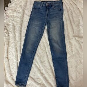 American Eagle Outfitters Blue Skinny Jeans